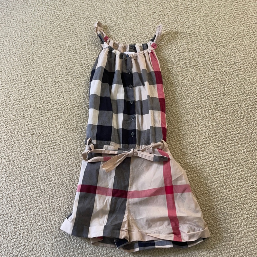 Burberry girls romper